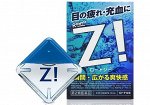 ROHTO Капли для глаз с витаминами и ментолом японские освежающие &quot;Rohto Z!&quot; индекс свежести 8* из 8-ми 12 мл.