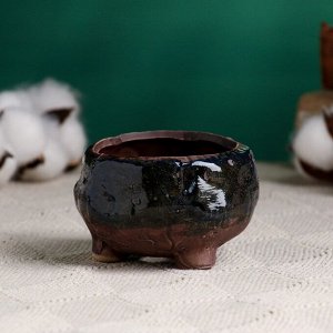 Горшок "Бочонок" 5х5х5см в ассортименте