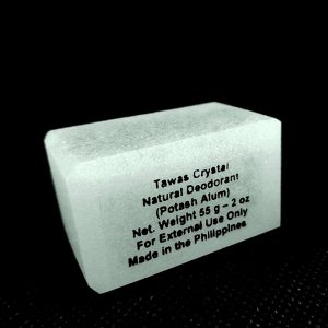 102 Дезодорант-кристалл калиевых квасцов с глицерином SHABBI "Традиционный", 55 гр