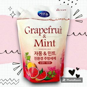 Жидкость Grapefruit & Mint для мытья посуды «Mukunghwa» 1,2 л