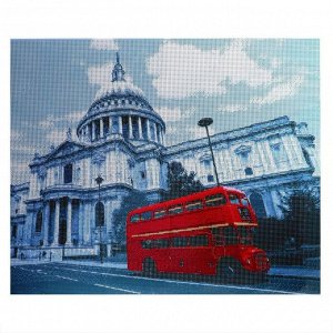Алмазная мозаика с полным заполнением «Лондон» 50x60 см, на подрамнике