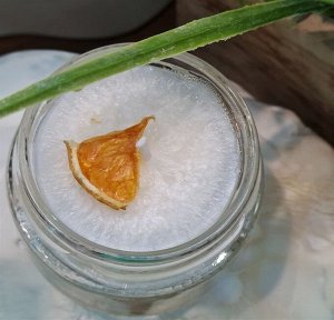 Свеча для массажа цитрусово-кокосовый уход Shameat Aljalid "Ледяная свеча"
