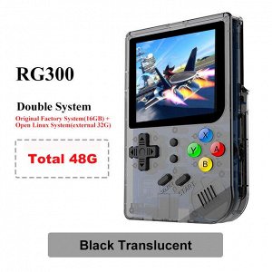 Игровая консоль портативная RETRO GAME RG300 169 игр с экраном 3,0 дюймов 1800mAh