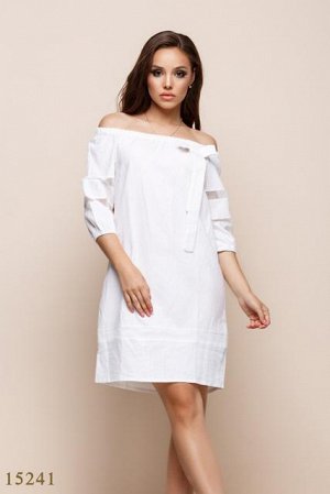 Женское платье 15241 белый