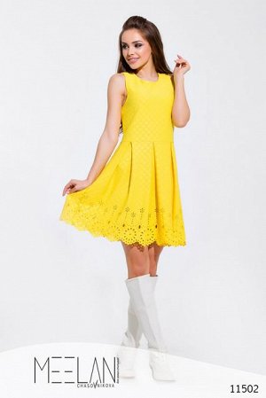Женское платье Узор желтый