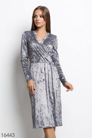 Женское платье 16443 светлый серый