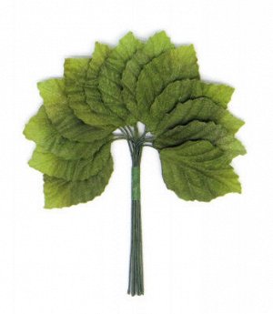 Декоративный букетик "Рукоделие" Листья (зеленый)