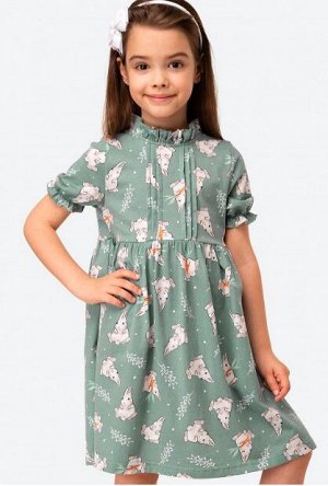 Платье для девочки с зайчиками