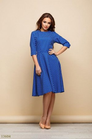 Женское платье Диа синий принт