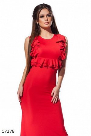 Женское платье 17378 красный