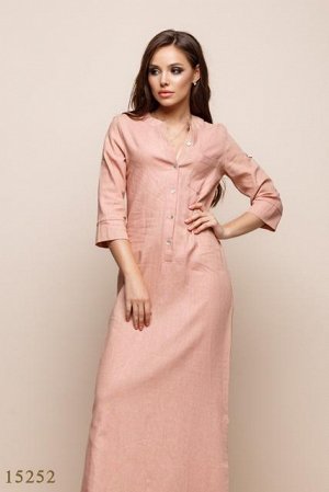 Женское платье 15252 розовый