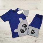 Костюм для мальчика (футболка+шорты) УЗБЕКИСТАН (3-4-5-6-7)