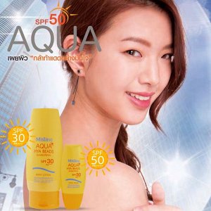 Mistine AQUA HYA sunscreen SPF 50 RA ++++ facial cream 40 ml .