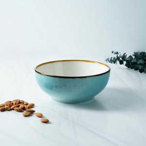 Салатник Magistro «Церера», 1.1 л, 18.5x7.5 см, фарфор, голубой