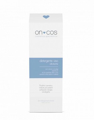 Увлажняющее очищающее средство для лица и шеи для ежедневного применения, 100 мл, ONCOS Detergente Viso