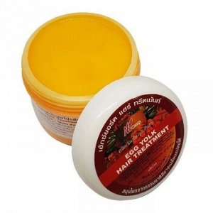 Тайская желтая маска для волос NT. GROUP Egg Yolk Hair Treatment 300 ml., Знаменитая тайская маска для волос с папайей и яичным желтком 300 мл.