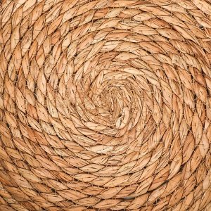 Экологичный лежак  для животных  (хлопок+рогоз),  45 х 37 х 16 см, вес до 25 кг, белая