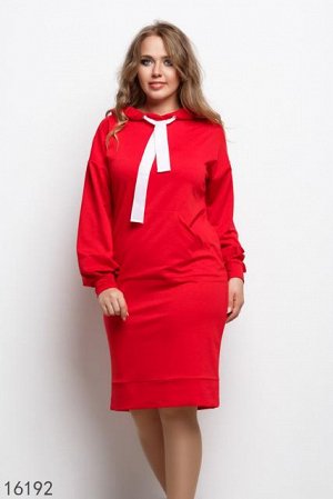 Женское платье 16192 красный