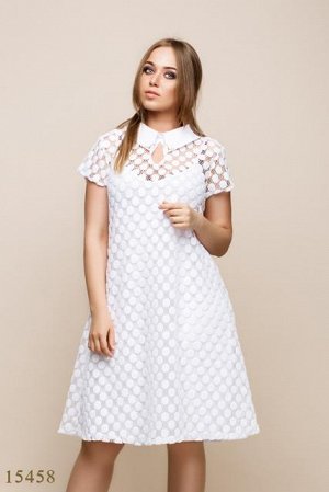 Женское платье 15458 белый