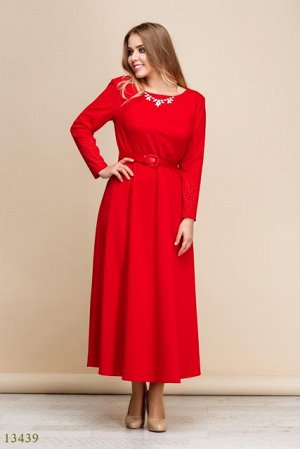 Женское платье Колье красный