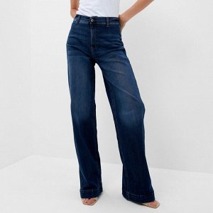 Брюки женские джинсовые  MINAKU SLIM FIT цвет синий  , р-р 46 (рост 168)