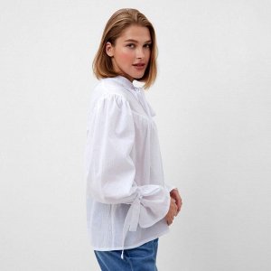 Блузка женская MINAKU: Enjoy цвет белый