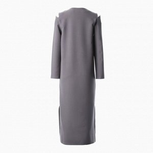 Платье с разрезами макси женское MINAKU: Casual collection, графит
