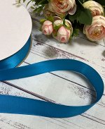 Лента атласная цв ярко-голубой 2.5см 1 метр