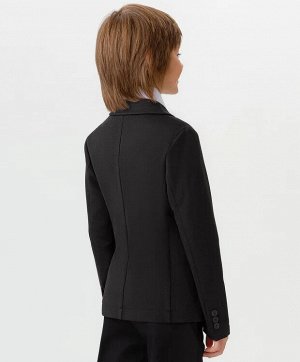 Пиджак на пуговицах черный Button Blue