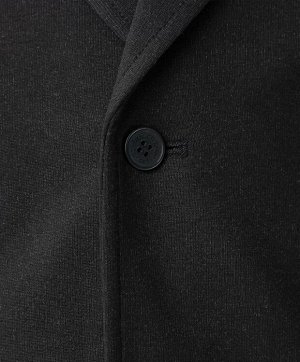Пиджак на пуговицах черный Button Blue