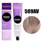 Матрикс краска для волос Соколор 509AV очень светлый блондин пепельно-перламутровый 90 мл