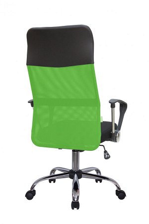 Кресло RCH 8074 Чёрная ткань/Зеленая сетка