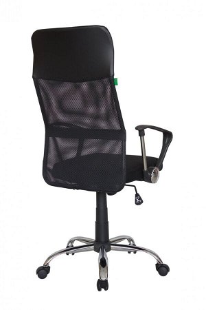 Кресло MESH Plus BLACK (8074Н/B)ткань черная /сетка черная