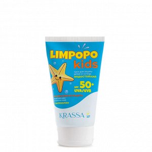 KRASSA Крем детский защитный 150мл SPF-50+ "Limpopo Kids"