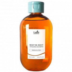 Lador Шампунь для сухой кожи головы с прополисом Root Re-Boot Vitalizing Shampoo Propolis & Citron, 300 мл