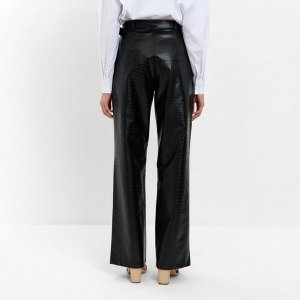 Брюки женские (экокожа) MINAKU: Eco leather цвет черный