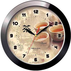 Часы настенные TROYKA 11100188. Диаметр 29 см. Производство Беларусь