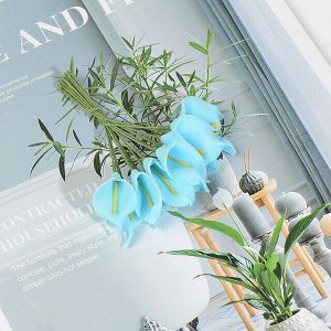 Каллы из фоамирана голубые 12шт