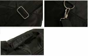 Черные спортивные сумки с цветными вставками