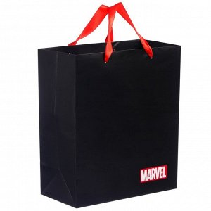 Пакет ламинированный вертикальный, 23 х 27 х 11 см "Marvel", Мстители
