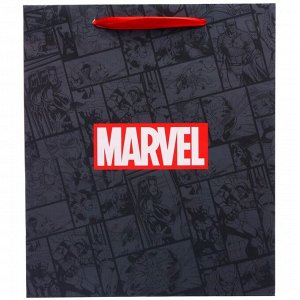 Пакет ламинированный вертикальный, 23 х 27 х 11 см "Marvel", Мстители
