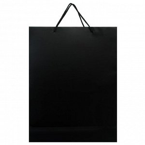 Пакет ламинированный вертикальный, 31 х 40 х 11,5 см "Подарок для тебя", чёрный, Минни Маус