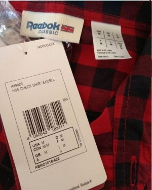 Рубашка REEBOK CLASSIC. HSE CHECK SHIRT EXCELL