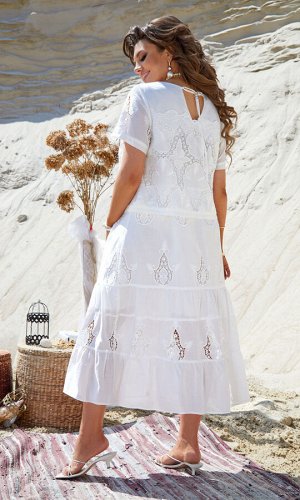 Платье Vittoria Queen 17893/1 белый