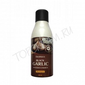 DEOPROCE BLACK GARLIC 200 ML Интенсивный шампунь от выпадения волос с экстрактом черного чеснока