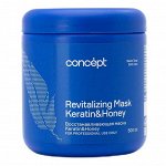 Concept Маска для волос восстанавливающая / Revitalizind Mask Keratin &amp; Honey Soft Care, 500 мл