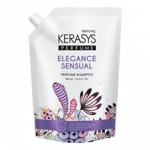 KeraSys Шампунь для волос парфюмированный Элеганс (запаска) / Perfume Shampoo Elegance &amp; Sensual, 500 мл