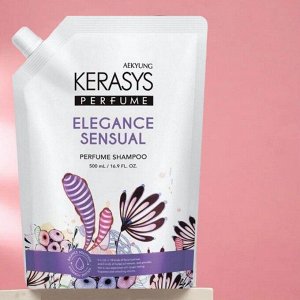 KeraSys Шампунь для волос парфюмированный Элеганс (запаска) / Perfume Shampoo Elegance &amp; Sensual, 500 мл