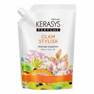 KeraSys Шампунь для волос парфюмированный Гламур (запаска) / Perfume Shampoo Glam &amp; Stylish, 500 мл
