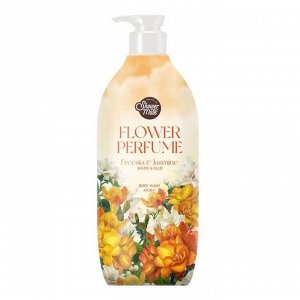 Shower Mate Гель для душа парфюмированный / Yellow Flower Perfumed Body Wash Freesia &amp; Jasmine, 900 мл